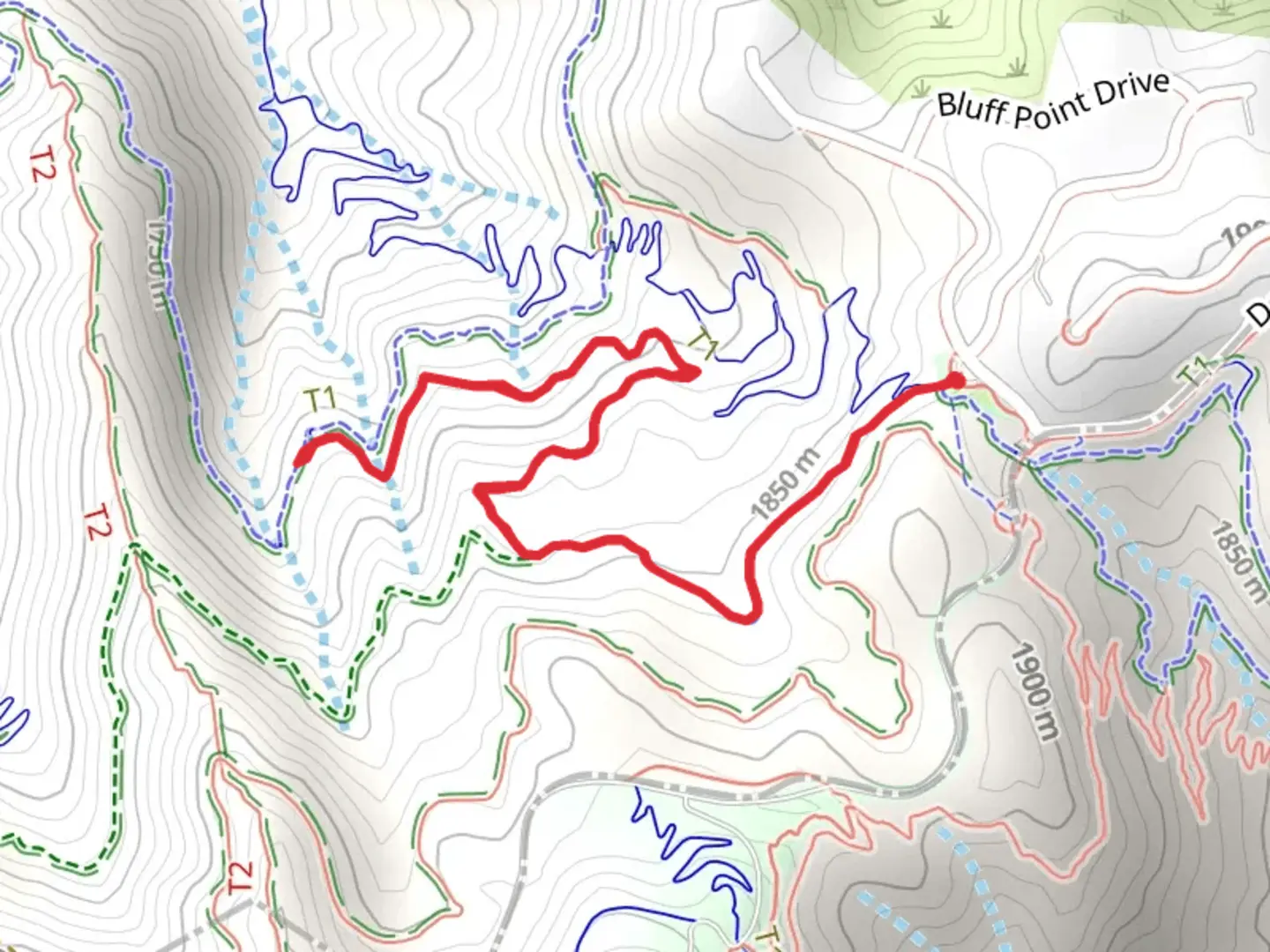 An image depicting the trail Maple Hollow North Walk and its surrounding area.
