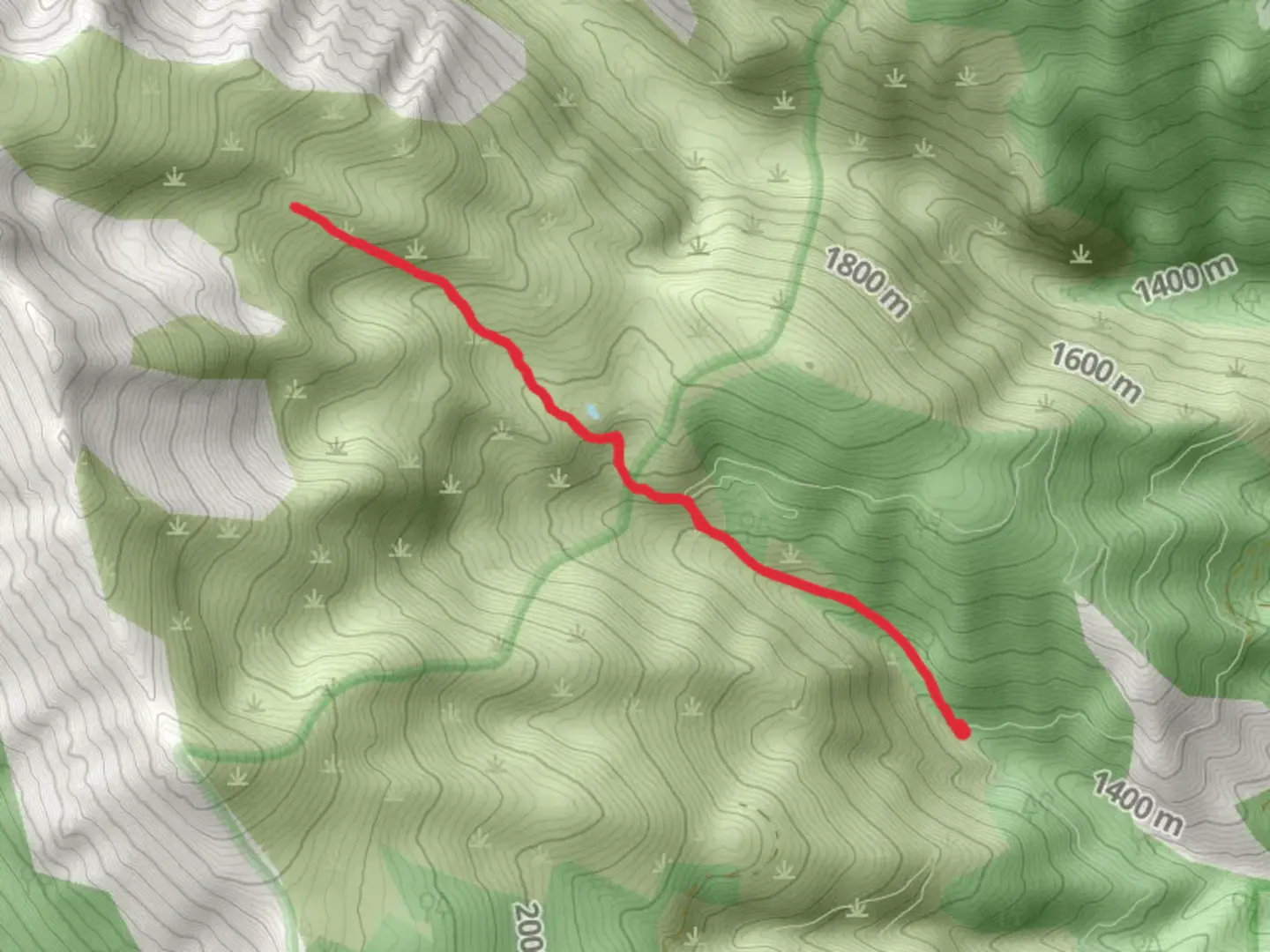 An image depicting the trail Gash Creek Trail and its surrounding area.