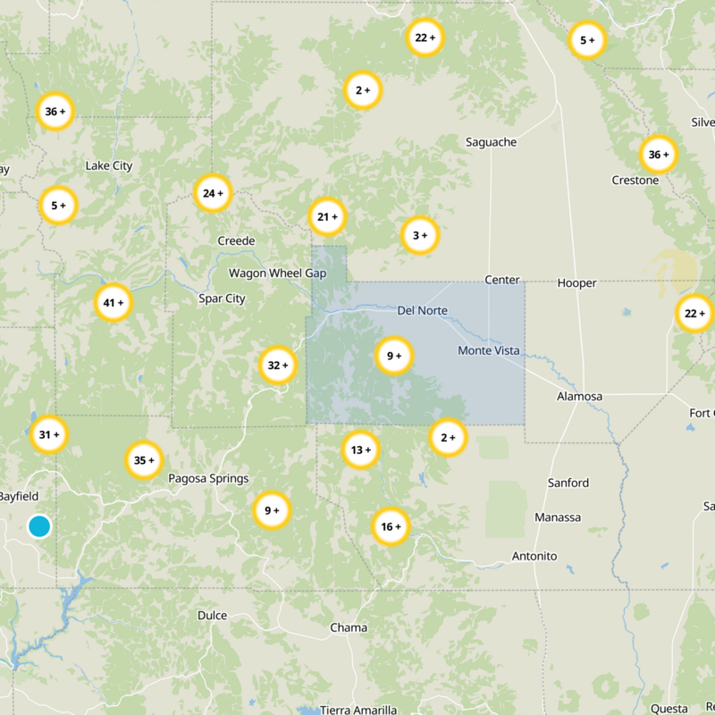Rio Grande County Static Map