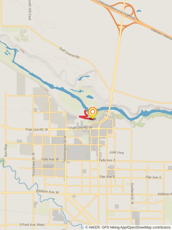 Snake River Trail from Canyon Springs Road