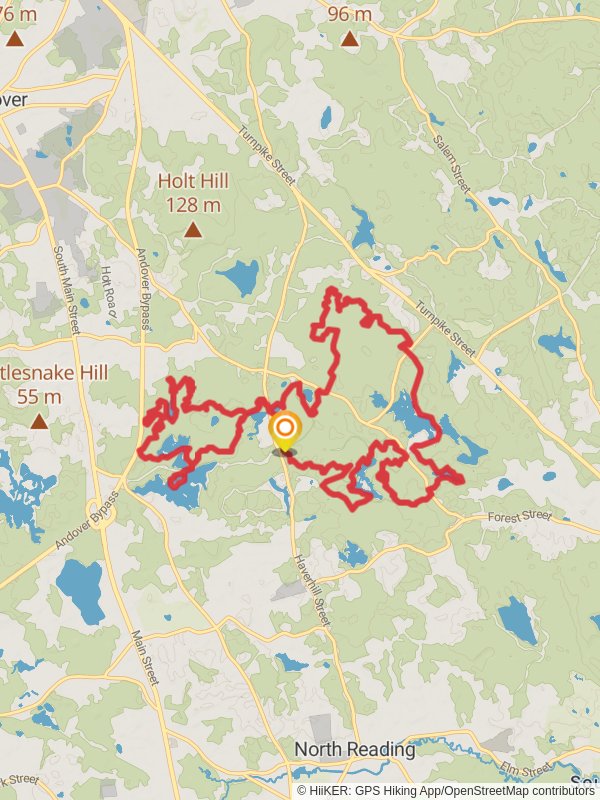 Delano Pond, Brackett Pond, Field Pond, Salem Pond and Sterns Pond Loop
