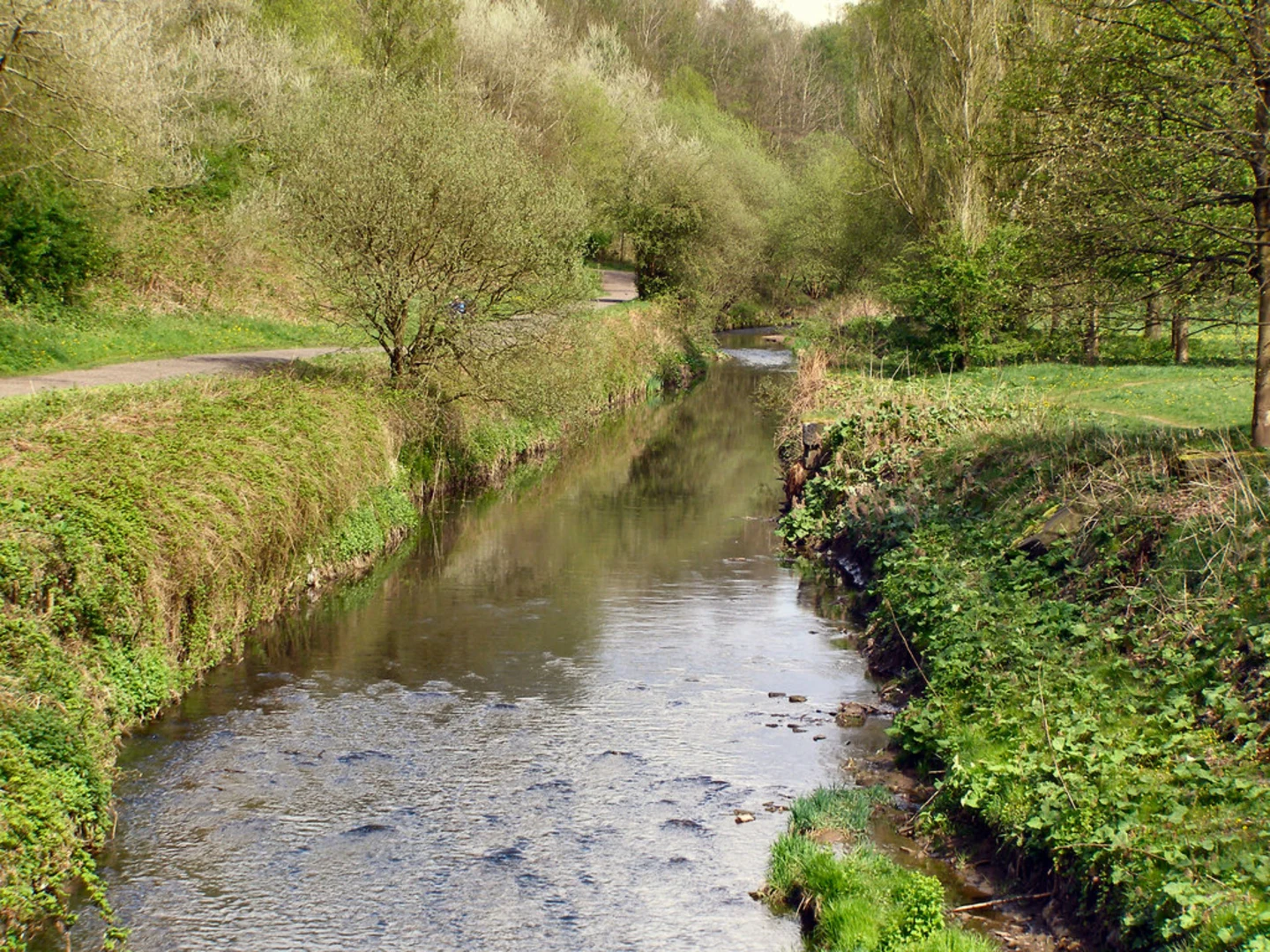 An image depicting the trail Clayton Vale Loop and its surrounding area.