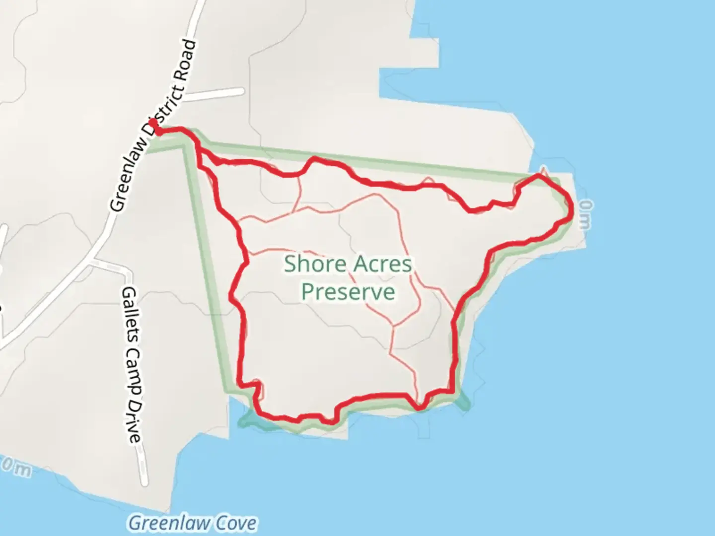 An image depicting the trail Greenlaw District Road Loop and its surrounding area.