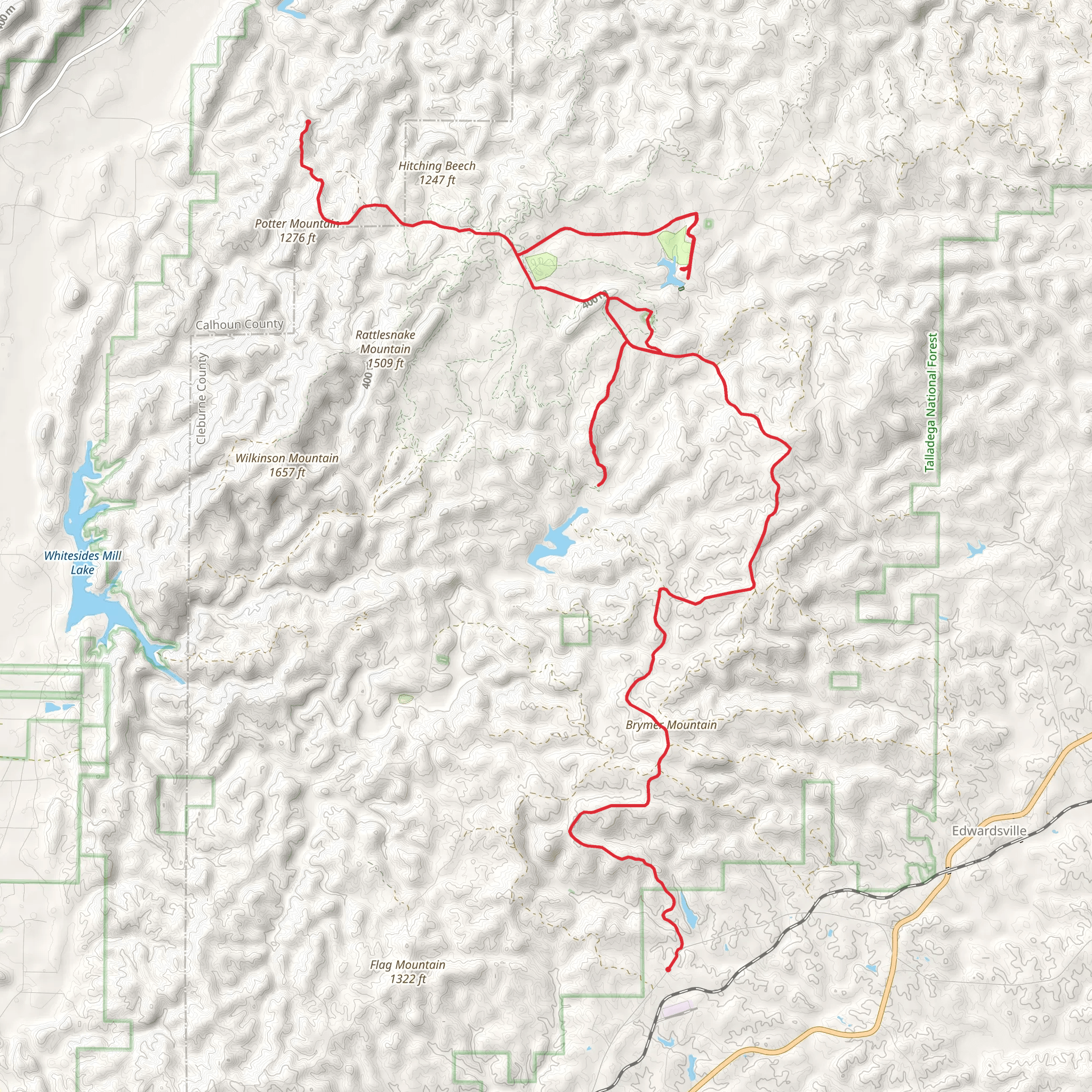Coleman Lake and Nature mobile static map