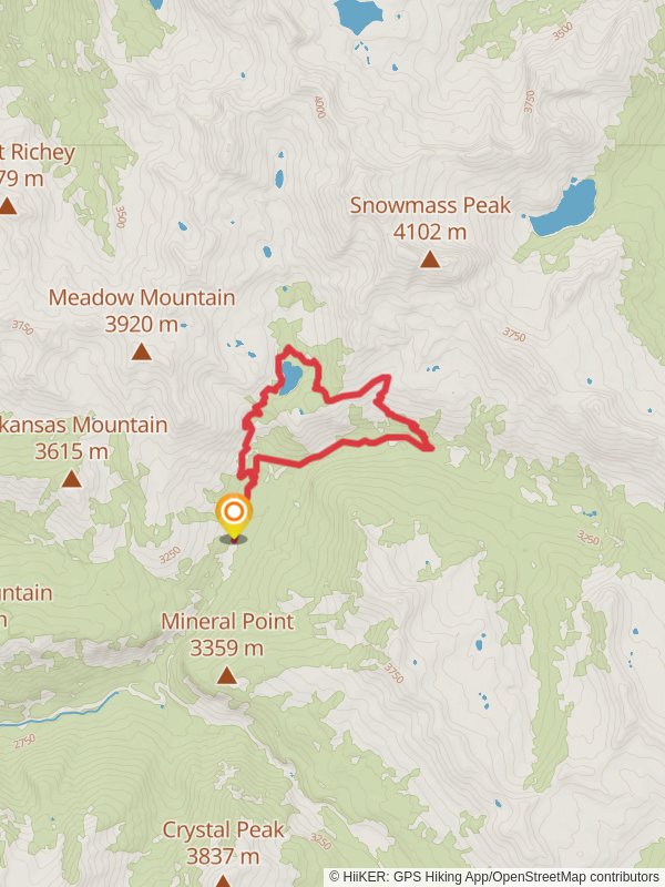Geneva Lake via North Fork Crystal River Loop