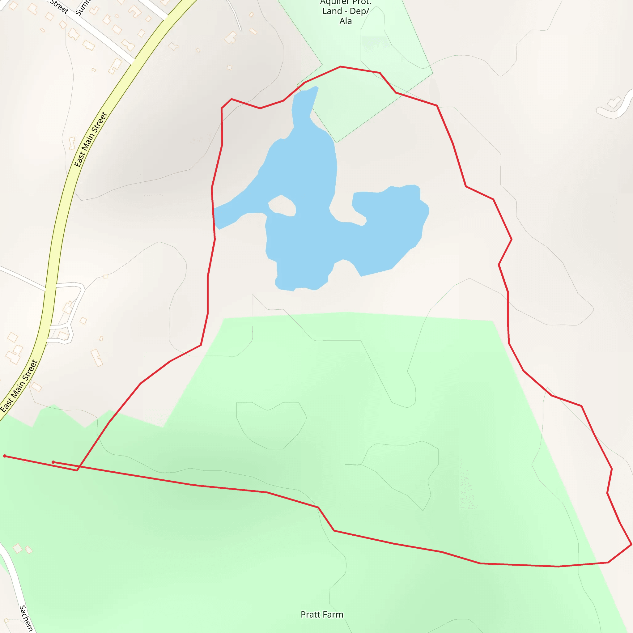 Pratt Farm Loop mobile static map