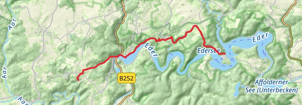 Kellerwaldsteig stage 2 Map