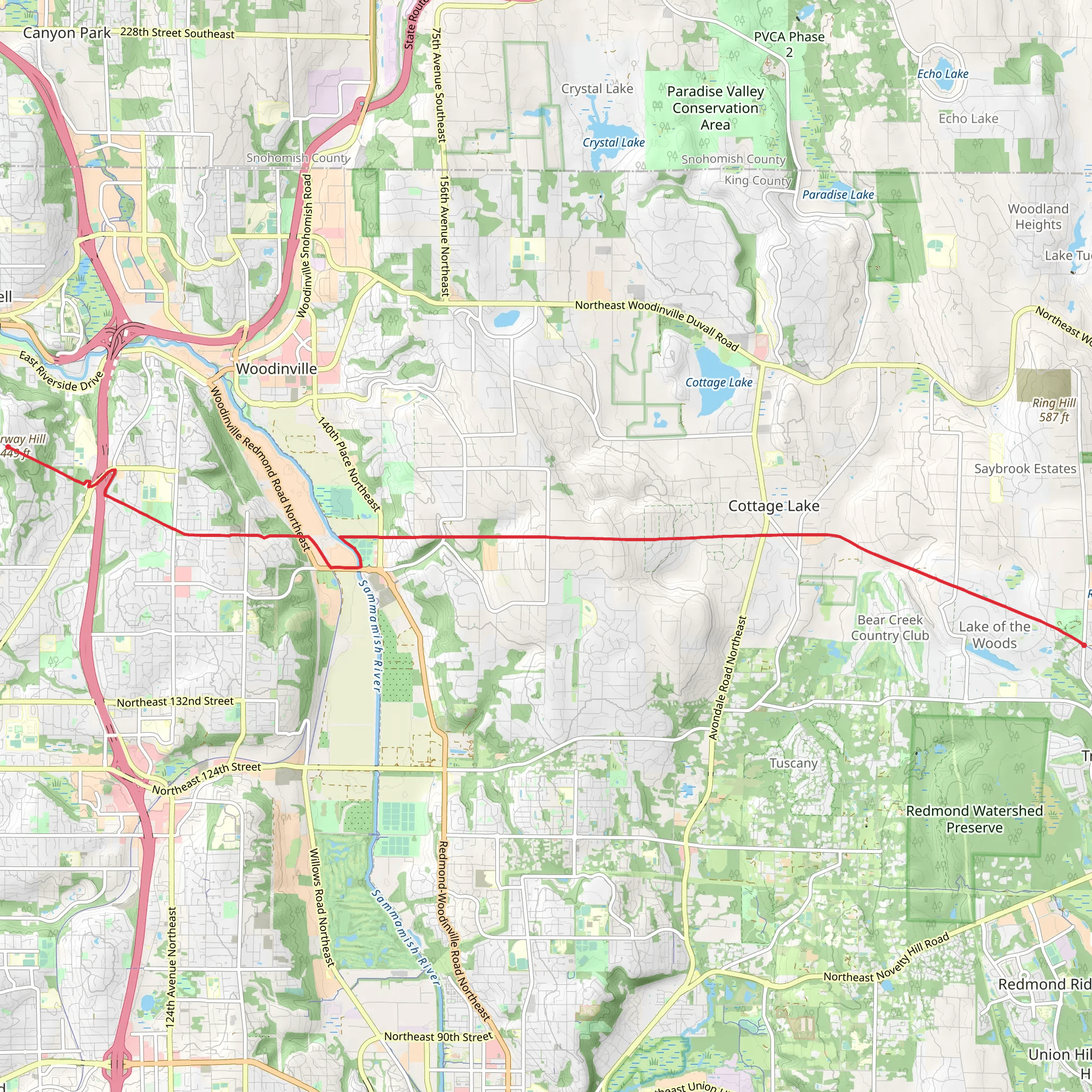 Told Pipeline Trail - Kathryn Taylor Equestrian Park mobile static map