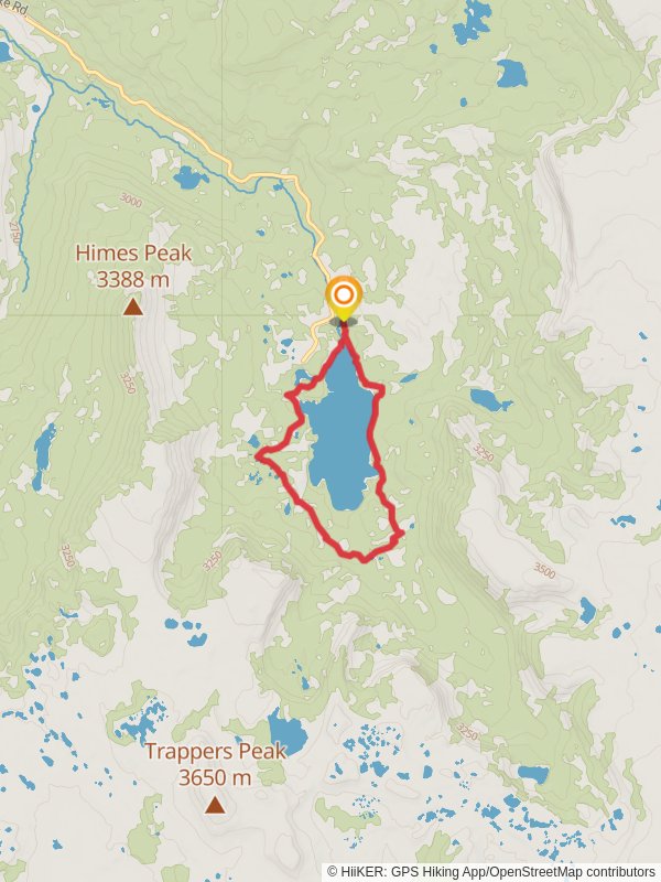 Trappers Lake Loop via Carhart Trail