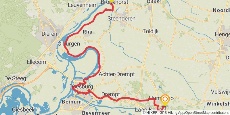 Graafschapspad stage 5 Map