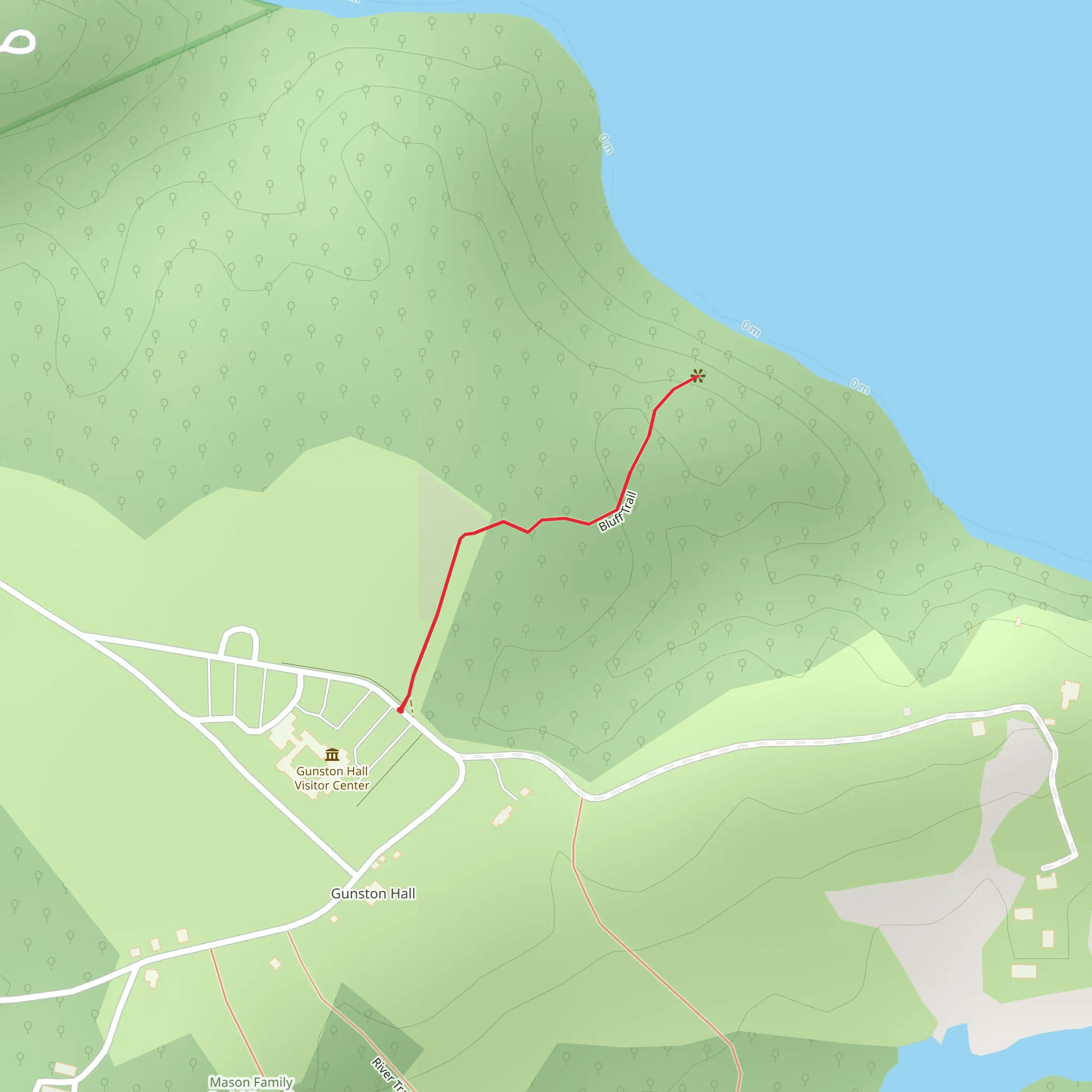 Bluff Trail mobile static map