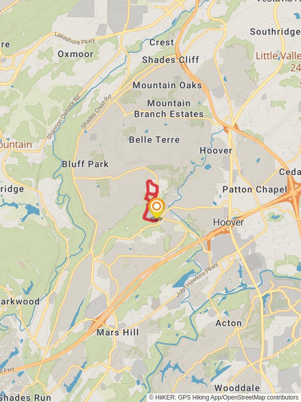 Moss Rock Preserve White and Orange Loop Trail