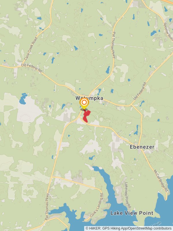 Ravine and Living Forest Trail mobile static map