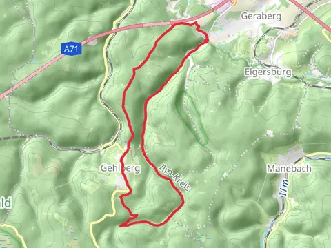 Gehlberg Loop via Bettelmannskopf