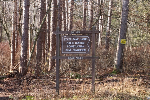 An image depicting the trail Sullivan Branch and Heberly Run Creek Loop Trail and its surrounding area.