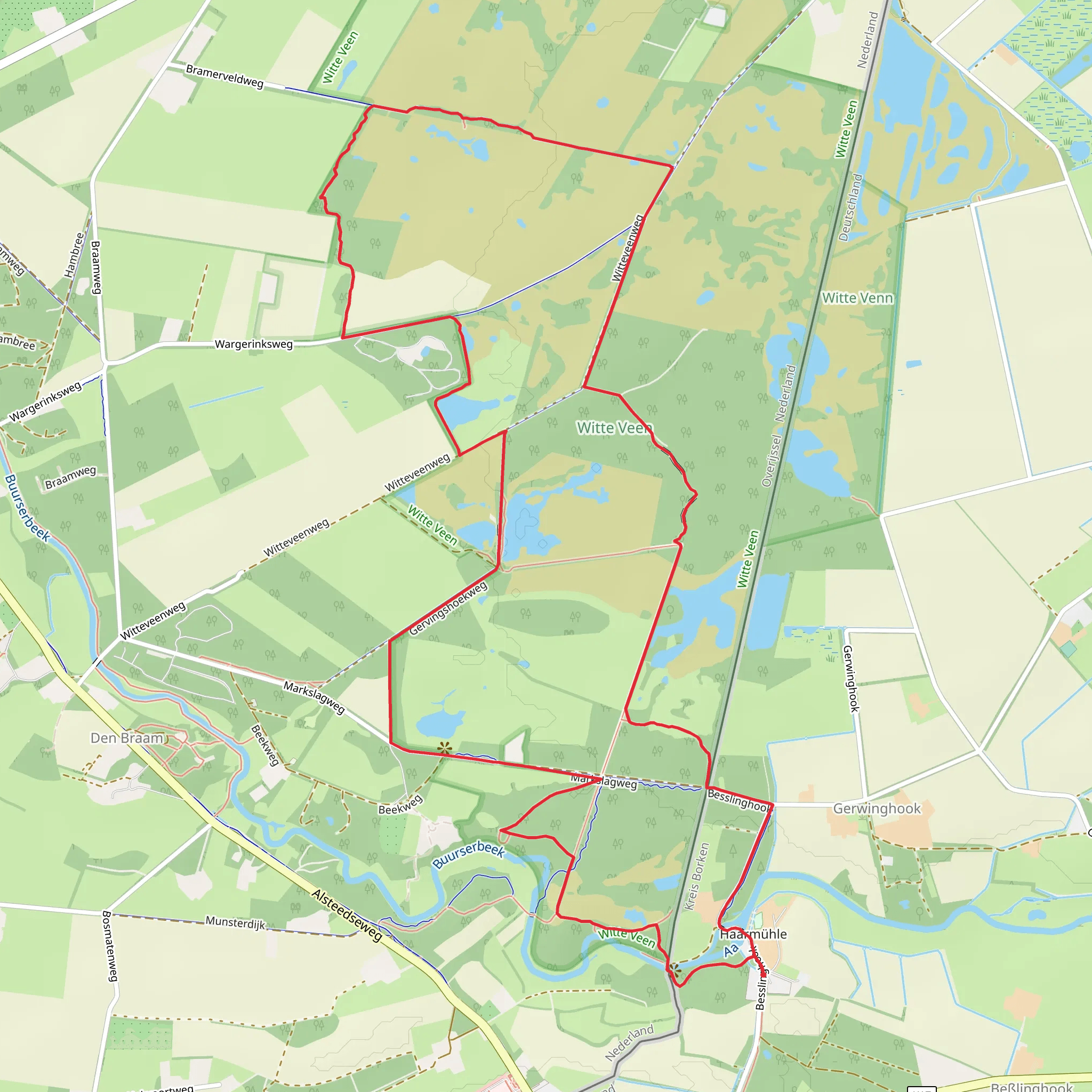 Het Markslag and NSG Witte Veen Loop mobile static map