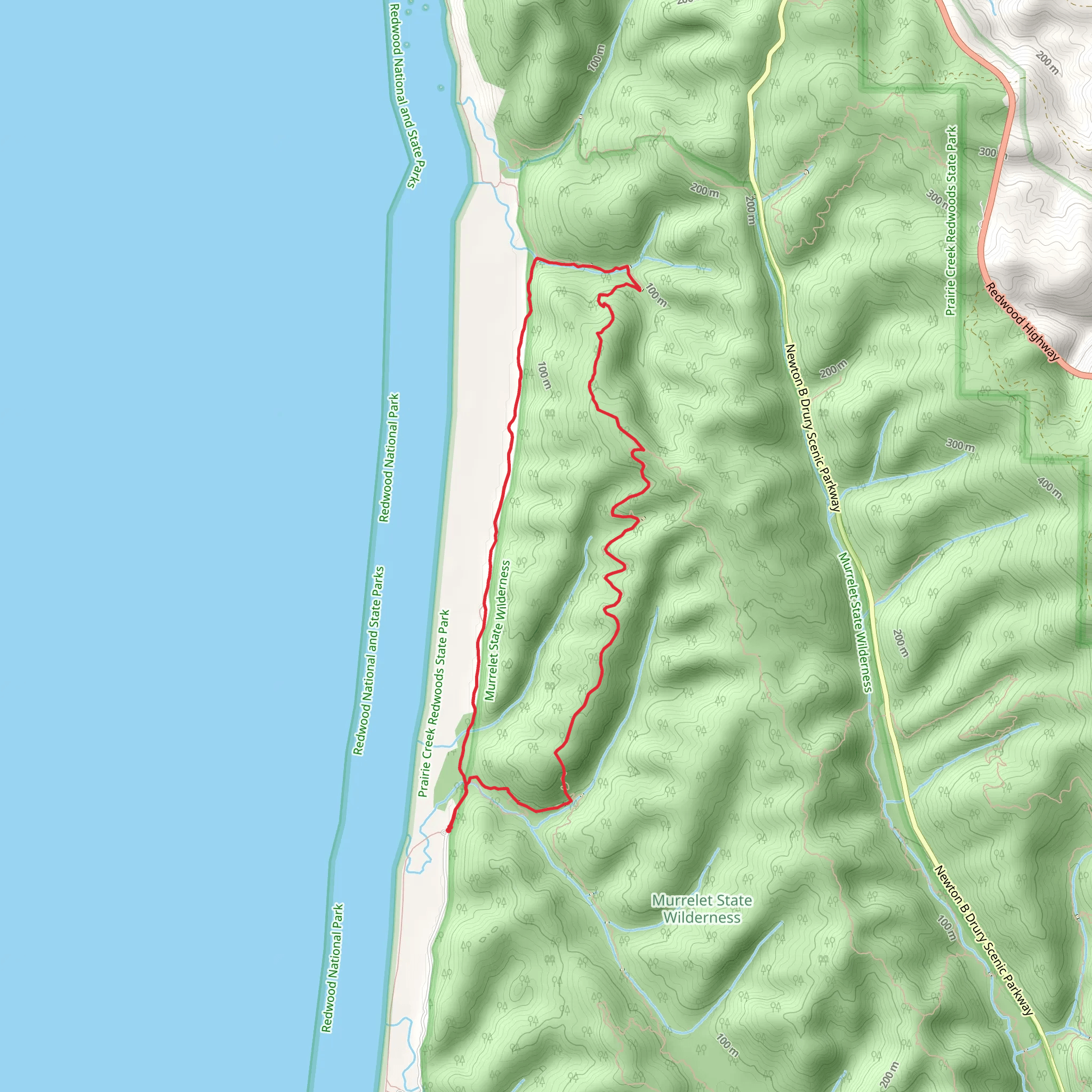 Friendship Ridge Trail and Davison Loop Trail mobile static map