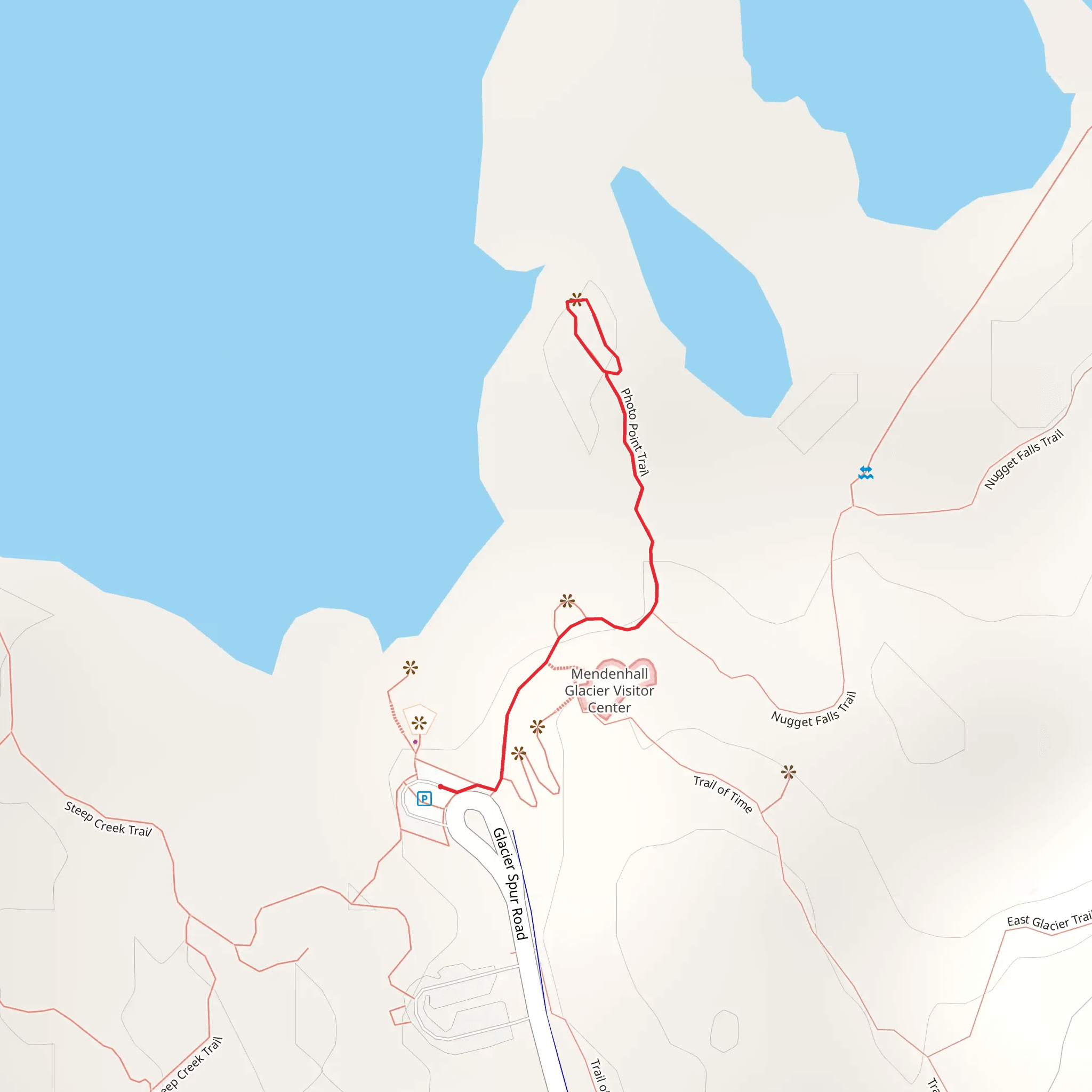 Photo Point Trail mobile static map