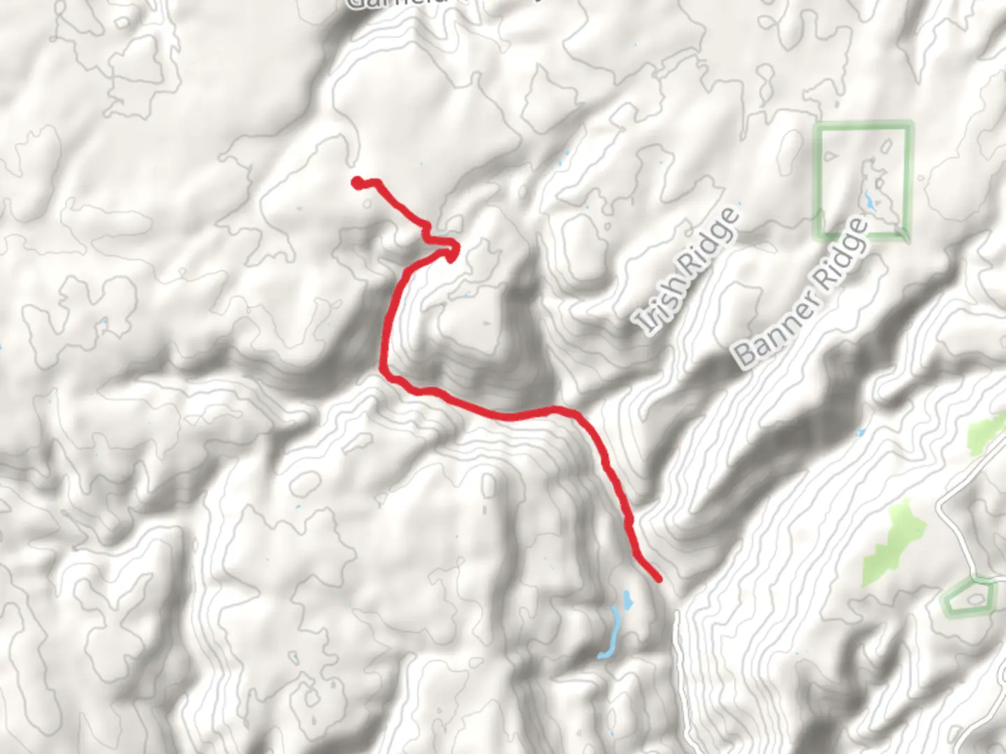 An image depicting the trail Three Forks Trail and its surrounding area.