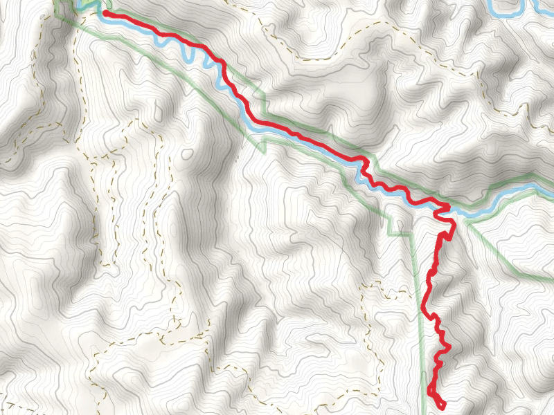 Elk River Road and Little South Fork Elk River Trail