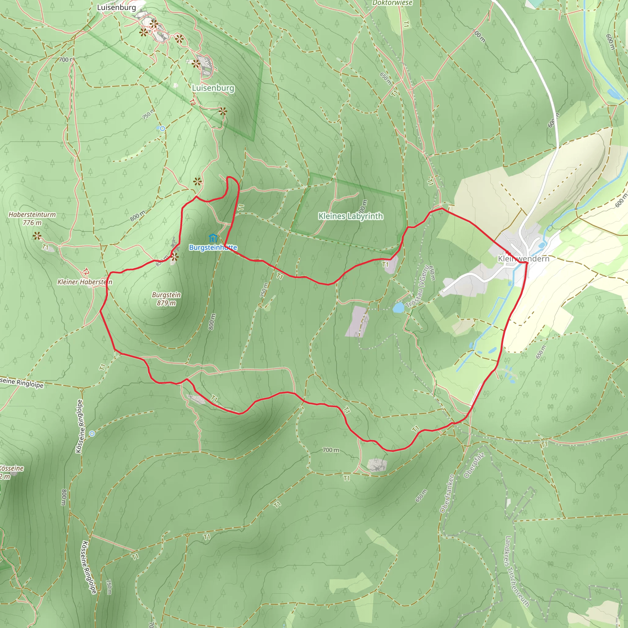 Marktredwitz-Koesseine mobile static map