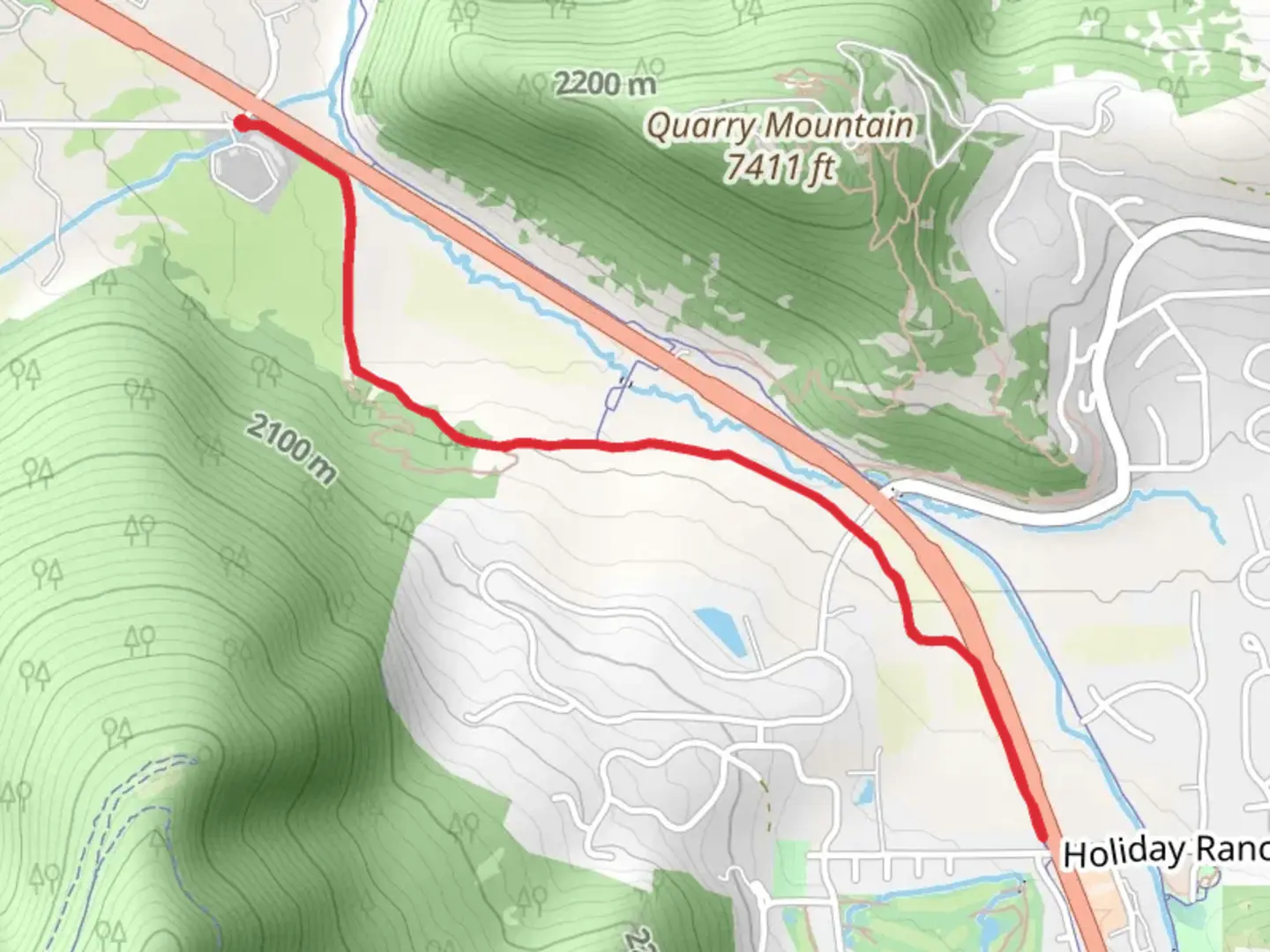 An image depicting the trail Farm Trail and its surrounding area.
