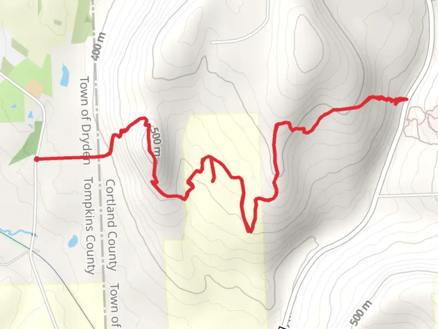 An image depicting the trail Field View Trail and its surrounding area.