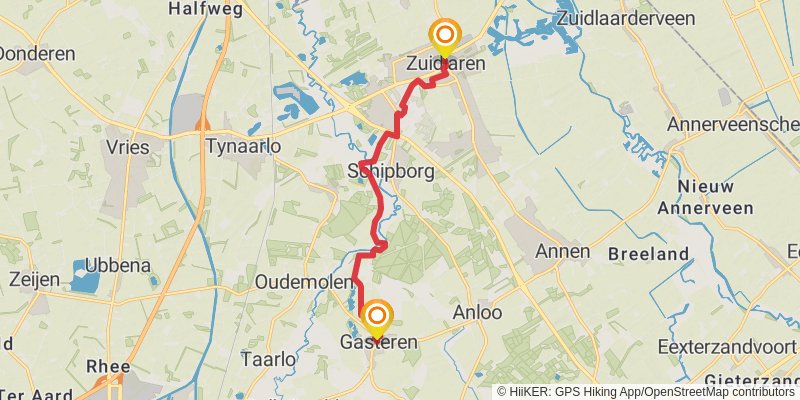 Pieterpad 1 stage 3 Map