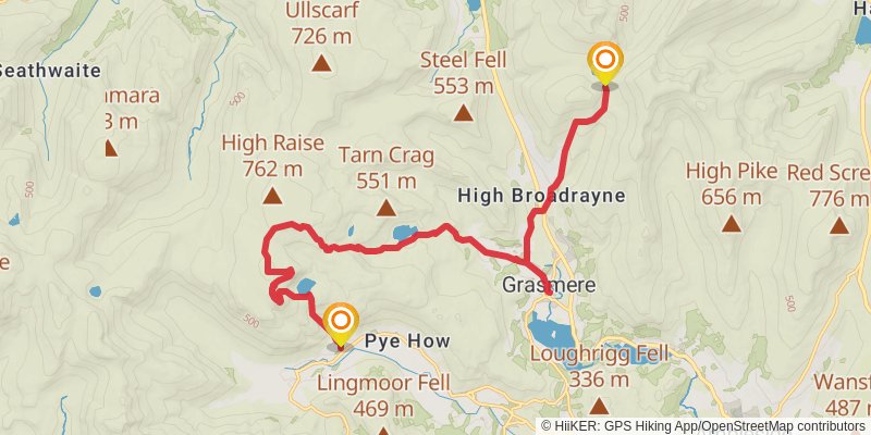 Ambleside Ale Trail stage 3 Map