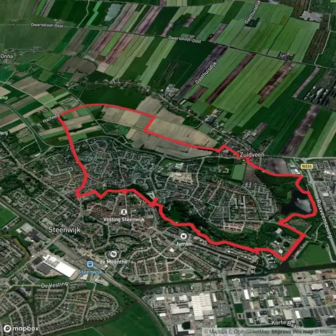 Park Rams Woerthe and Ruxveense Vijver via WaterReijkpad and Half Weg