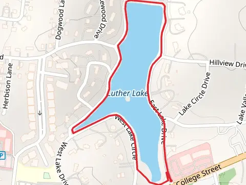 Luther Lake Hike Loop Trail