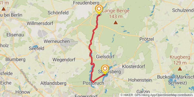 66-Seen-Wanderweg stage 7 Map