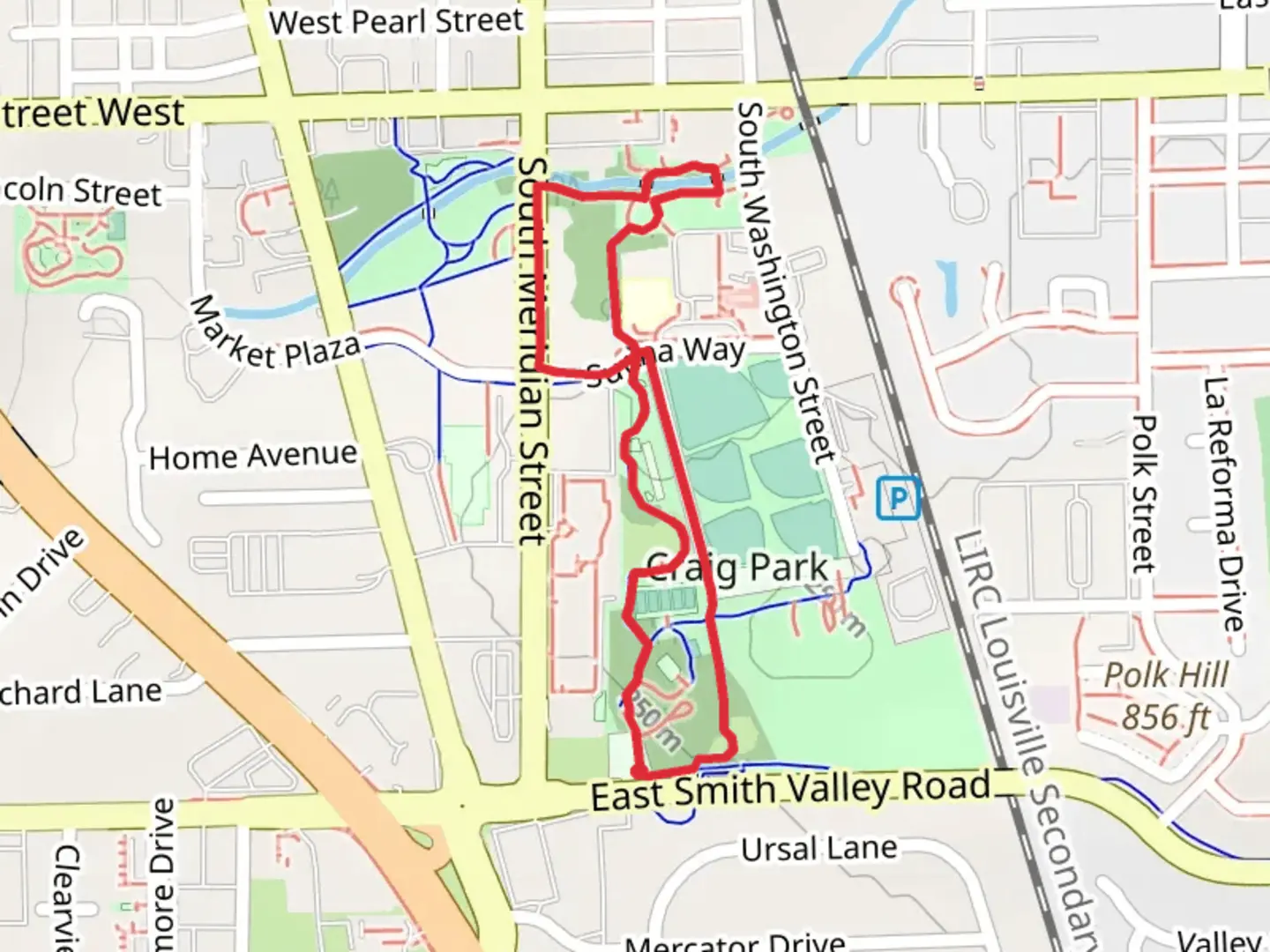 An image depicting the trail East Smith Valley Road Loop - North and its surrounding area.