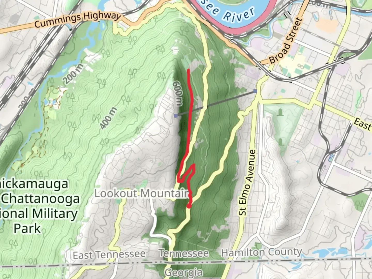 An image depicting the trail Shingle and Hardy Trail and its surrounding area.