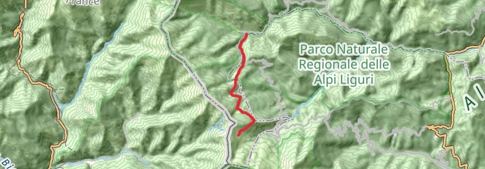 Grande Traversata delle Alpi stage 62 Map