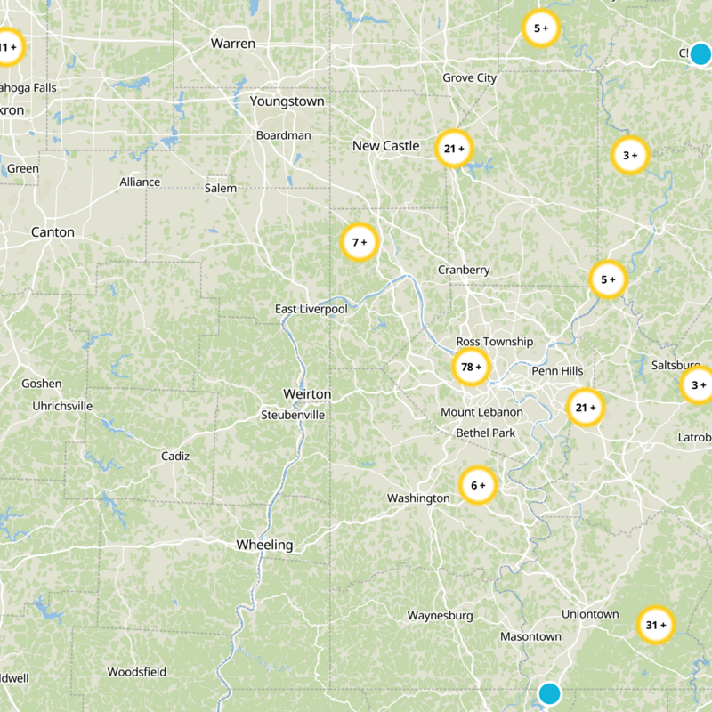 Beaver County Static Map