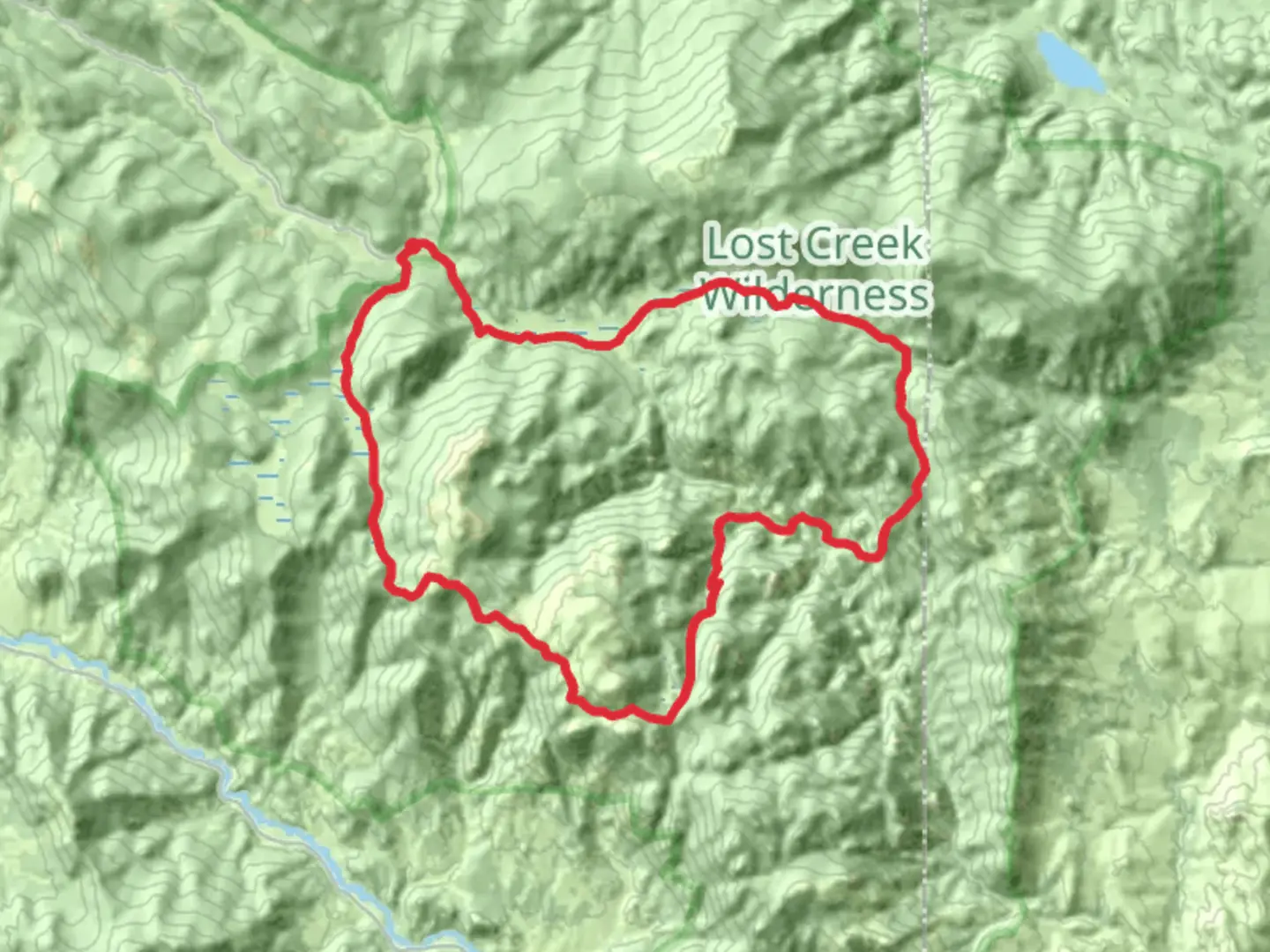An image depicting the trail Brookside - Mccurdy - Wigwam Loop and its surrounding area.