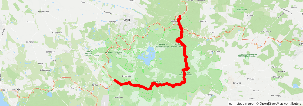 Skåneleden 2 alt 4 Map