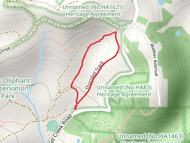 Waterfall Trail - Mark Oliphant Conservation Park