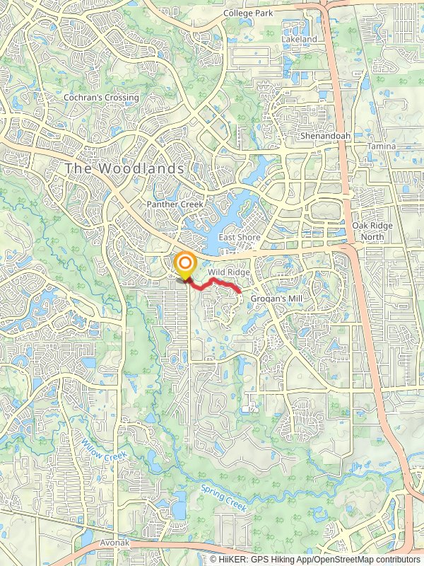 Nature Trail via Glen Loch Drive