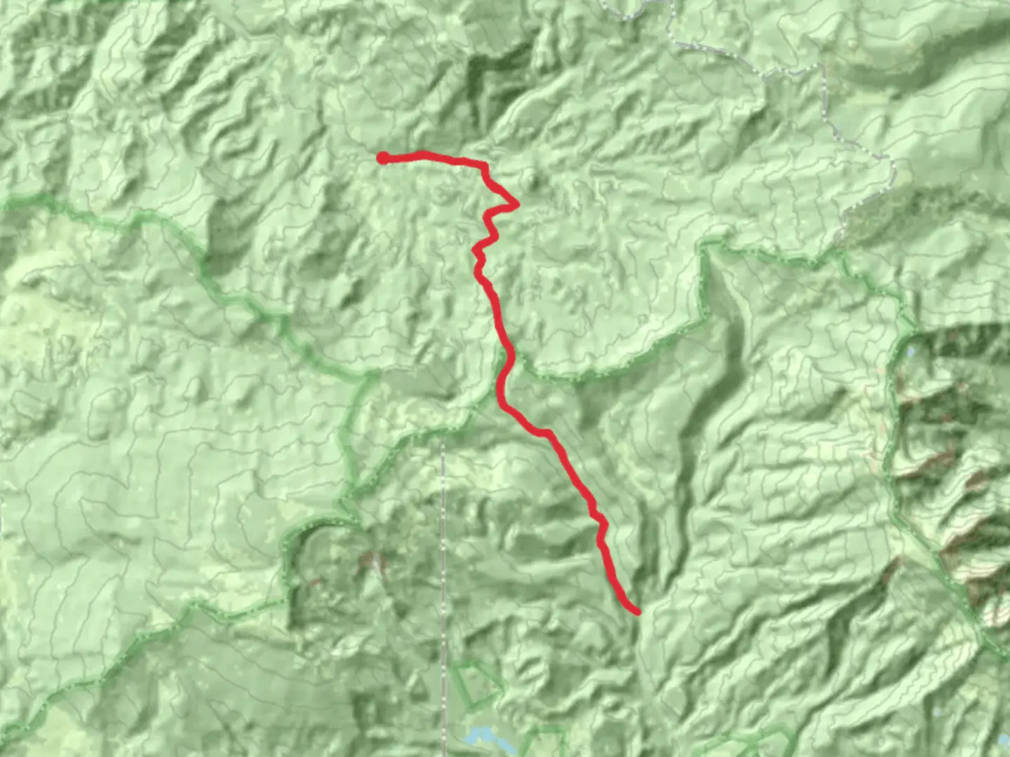An image depicting the trail Jones Creek via American Discovery Trail and its surrounding area.
