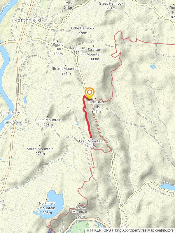 Crag Mountain from Gulf Road