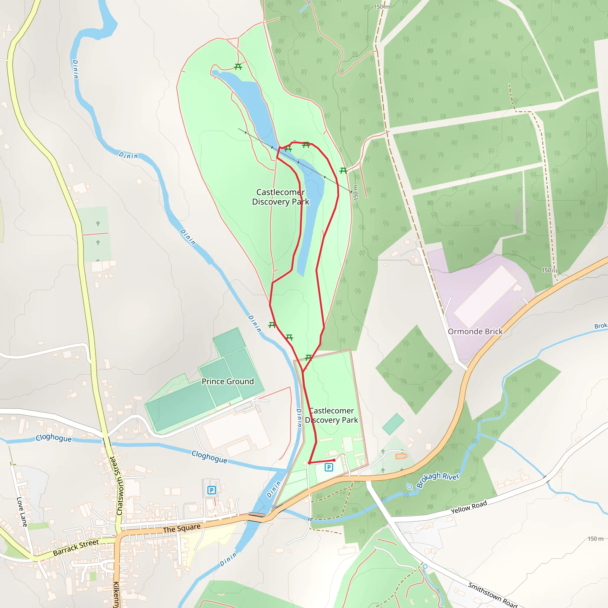 Castlecomer - Ladies Loop mobile static map