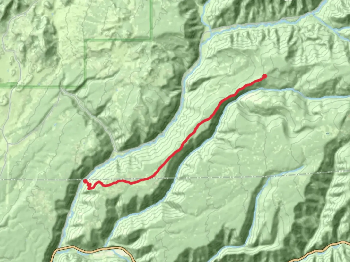 An image depicting the trail Stoner Mesa Trail and its surrounding area.