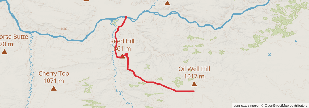American Perimeter Trail - Rocky Mountains Primary stage 37 Map