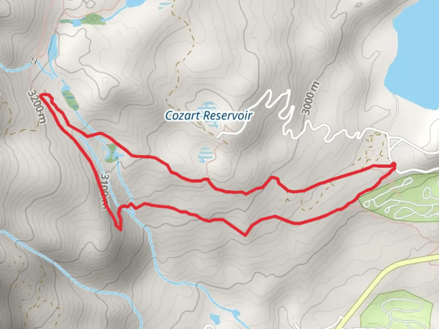 An image depicting the trail Continental Divide Trail and Colorado Trail Loop - Mount Elbert Forebay and its surrounding area.