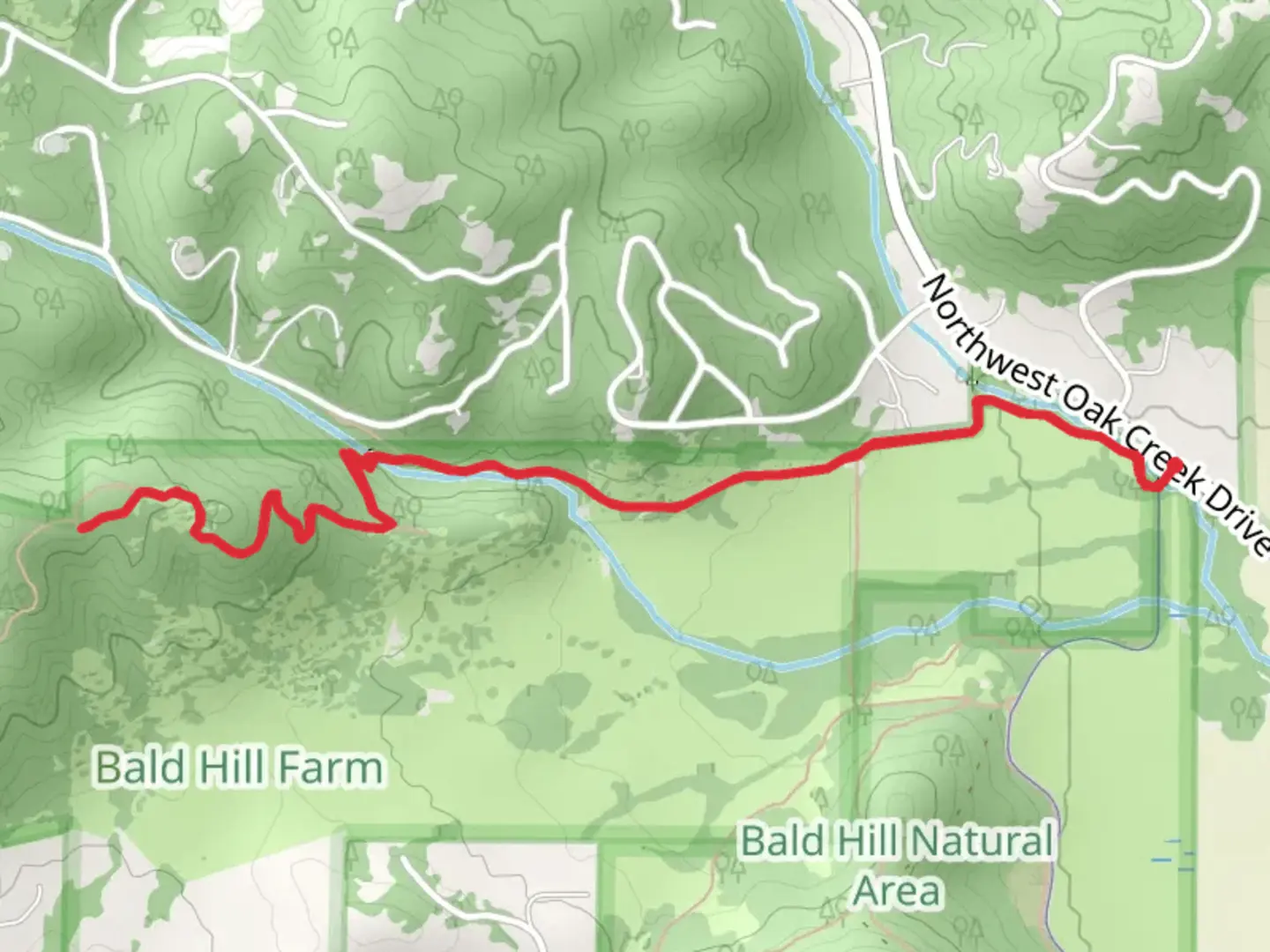 An image depicting the trail Mulkey Ridge Trail and its surrounding area.