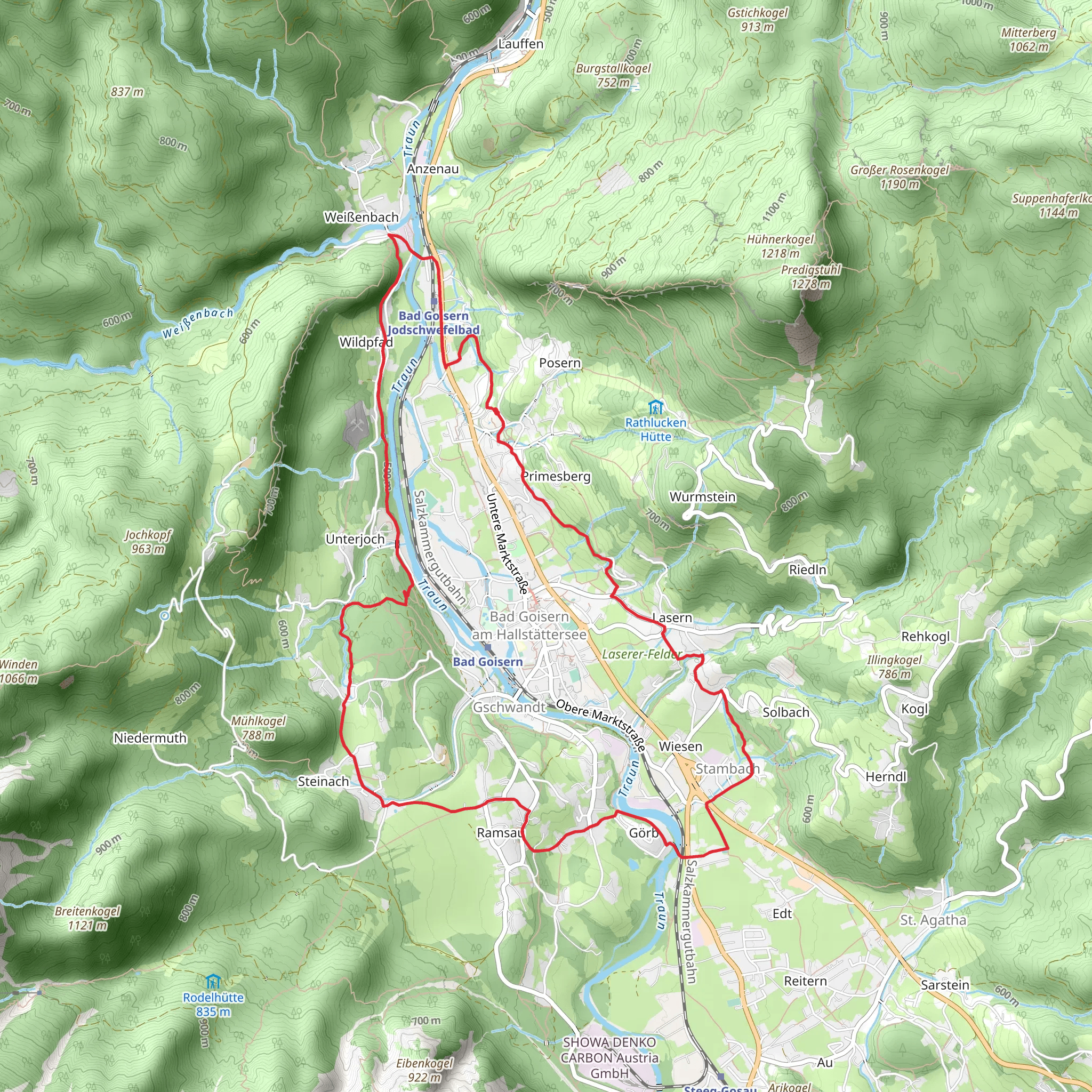 Karl Pilz Loop Walk mobile static map
