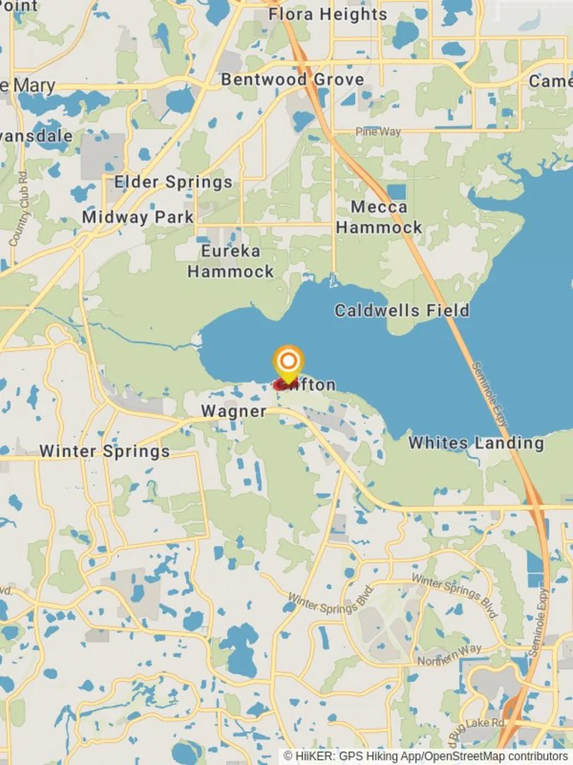 An image depicting the trail Central Winds Parkway Loop and its surrounding area.