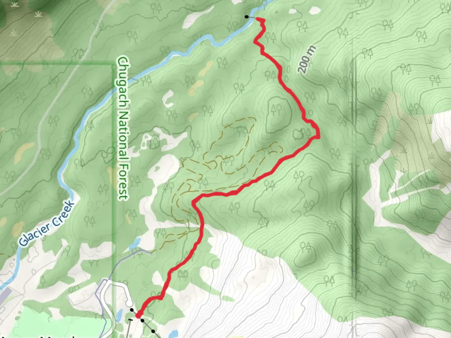 An image depicting the trail Winner Creek Trail and its surrounding area.